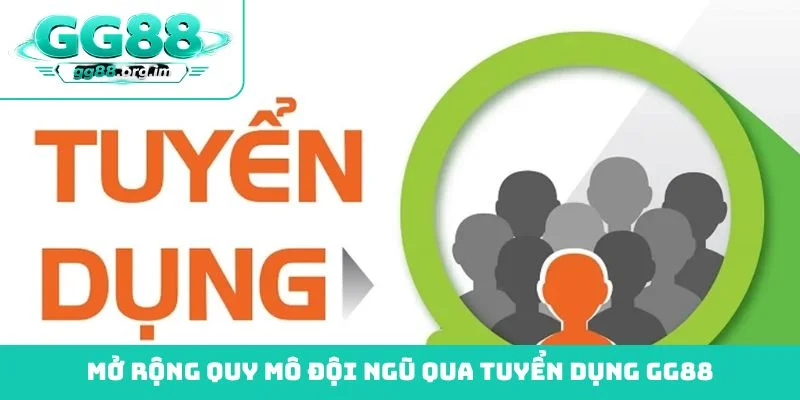 Mở rộng quy mô đội ngũ qua tuyển dụng GG88